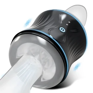 Automatic Masturbator for Men Vibrating Male Masturbation Goods Dual Open-ended Penis Vibrator Adult Supplies Sex Toy