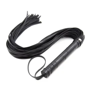 Erotic black and red leather tassel whip sm bondage couple toys sex supplies