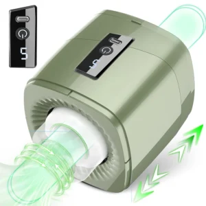 LCD Automatic Male Masturbator Telescopic Rotation Vagina Masturbation Adults Sex Toys for Men Piston Open-ended Mastubators Cup