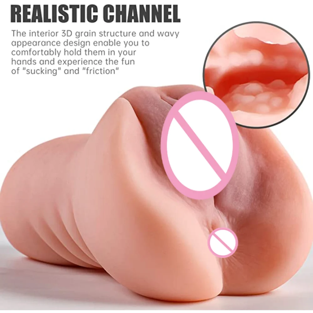 Sex Toys for Men Vagina Male Masturbators Cup Real Pussy Real Vagina Sextoys Silicone Adult Product 3D Realistic Masturbator